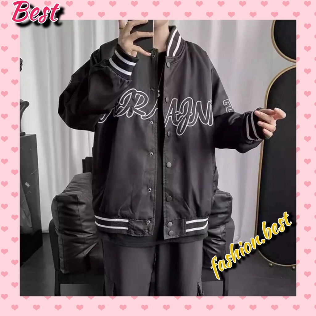 Áo khoác dù bomber Nam Nữ phong cách Hàn Quốc