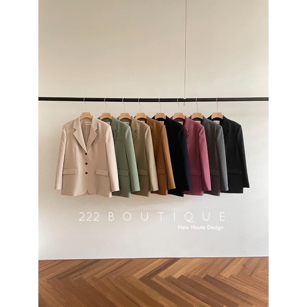 ÁO blazer acme 5 3 cúc basic 92355
