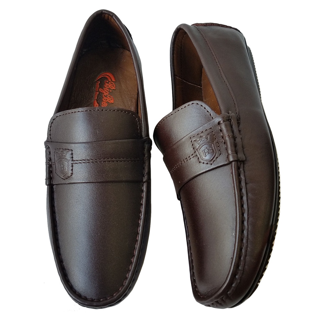 Giày Mọi Nam Da Bò Thật BIGBEN Cao Cấp GM249