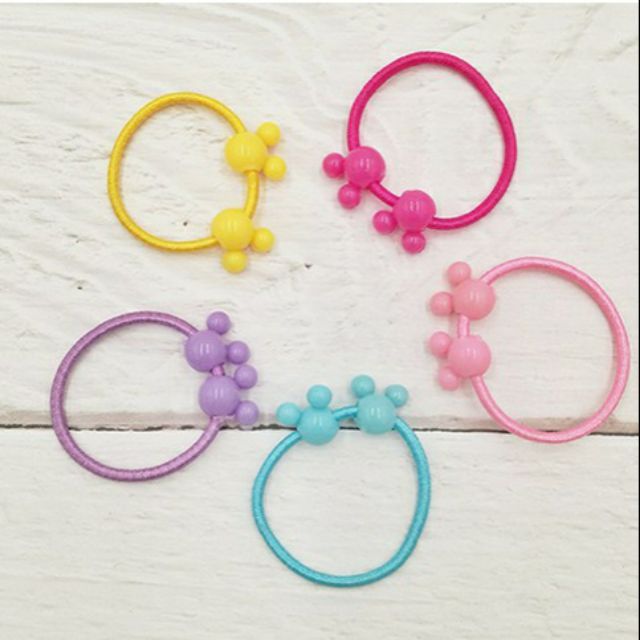 SET 5 DÂY CỘT TÓC HÌNH THỎ CUTE CHO BÉ