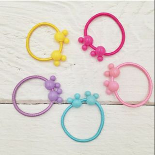 Set 5 dây cột tóc hình thỏ cute cho bé