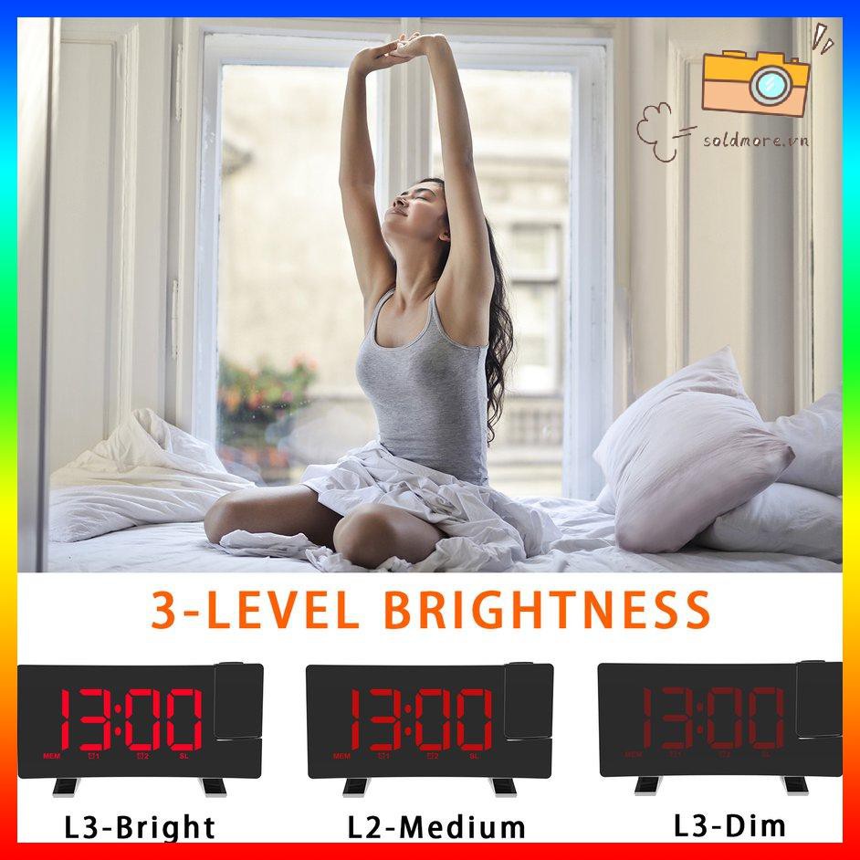 Đồng Hồ Báo Thức Điện Tử Có Đèn Led Chất Lượng Cao