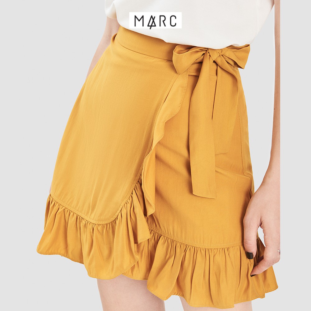 Váy nữ MARC FASHION mini đắp chéo viền bèo | BigBuy360 - bigbuy360.vn