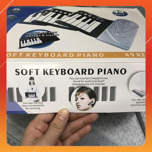 [SẬP GIÁ SỈ = LẺ]  Đàn Piano điện tử bàn phím cuộn dẻo 49 phím