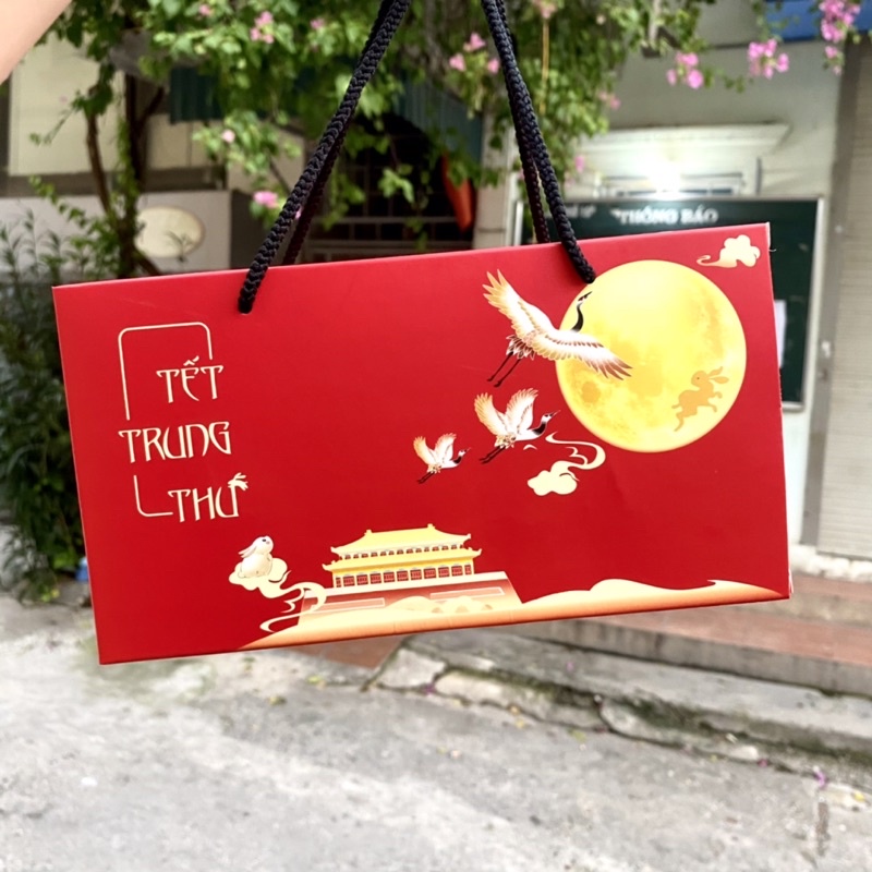 Hộp đựng trung thu 2 bánh các mẫu