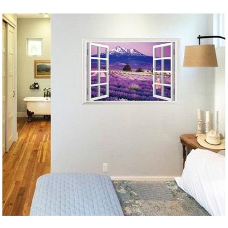 decal dán tường núi phú sỹ khổ to cực đẹp