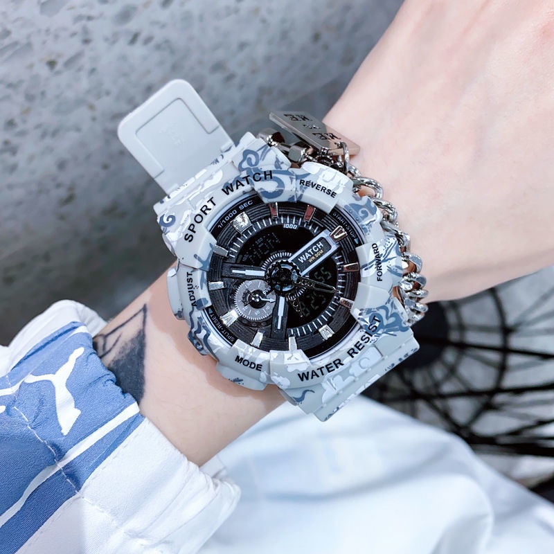 ♀♈One Piece Dragon Ball Joint Watch Học sinh THCS và THPT Nam và nữ Ins Thể thao Đồng hồ điện tử thời trang chống thấm n