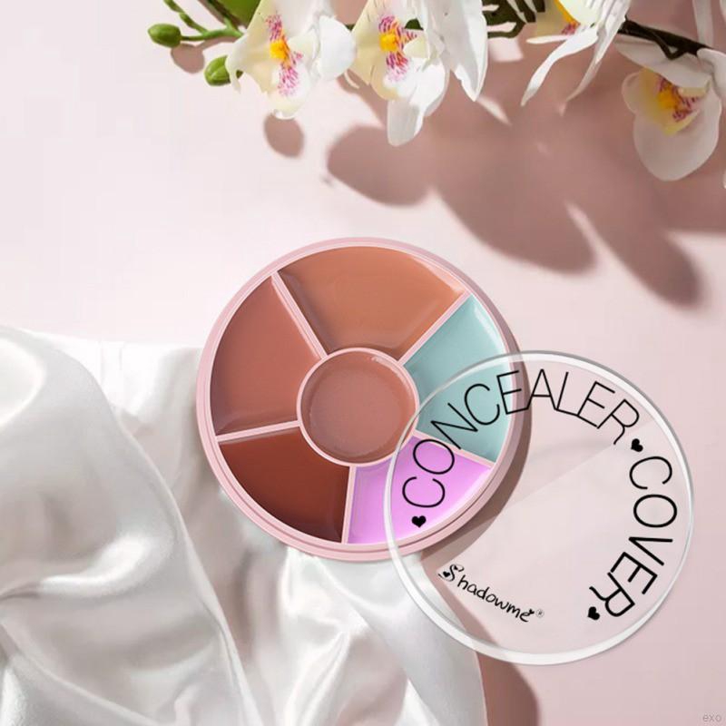 Bảng che khuyết điểm 6 màu hoàn hảo chống thấm nước độc đáo