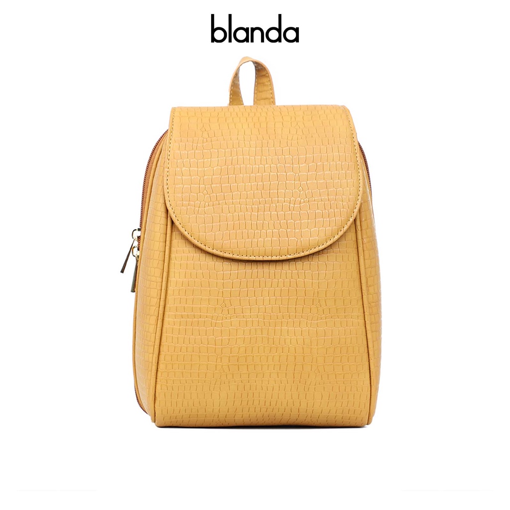 Balo thời trang Blanda da tổng hợp dập vân cá sấu 9BLPU02