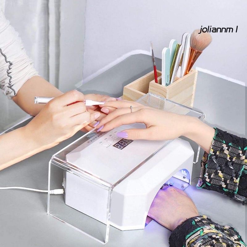 Phụ Kiện Nail - Gối Kệ Kê Tay, mica trong suốt Chân dưới kê máy hơ