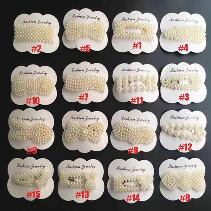 Kẹp tóc đính hạt giả ngọc trai | BigBuy360 - bigbuy360.vn