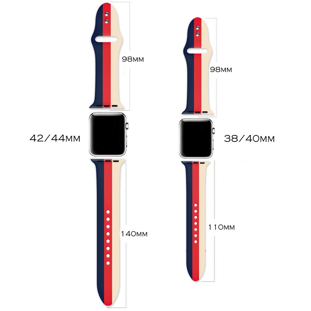 Strap For Apple Watch Band 42mm 38mm 40mm 44mm Bracelet Silicone Watchband Series 6 SE 5 4 3 2 1