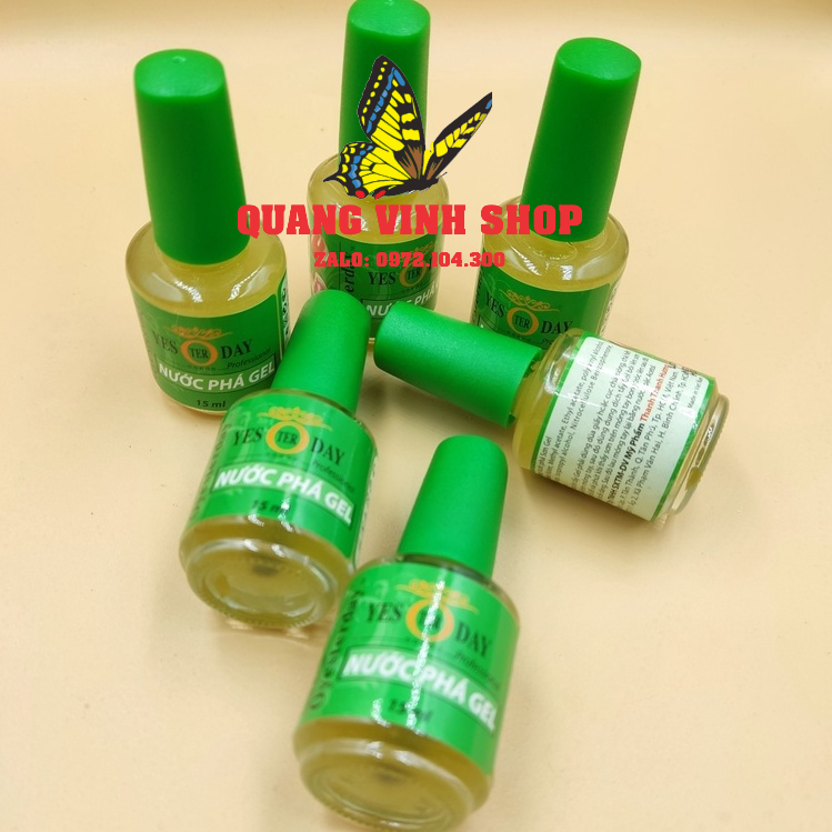Dung dịch phá gel yesterday 15ml (phá cực nhanh)