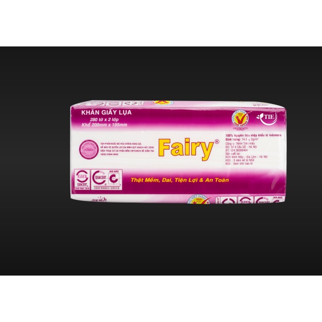 10 gói Khăn giấy rút Fairy 280 tờ