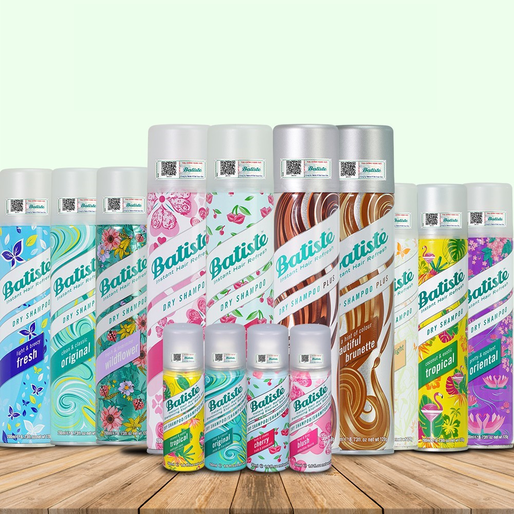 Dầu Gội Khô Batiste Dry Shampoo