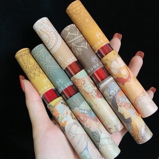 SET 5 CÂY SON KEM MUGE LEEN CAO CẤP CỔ TRANG FULL HỘP