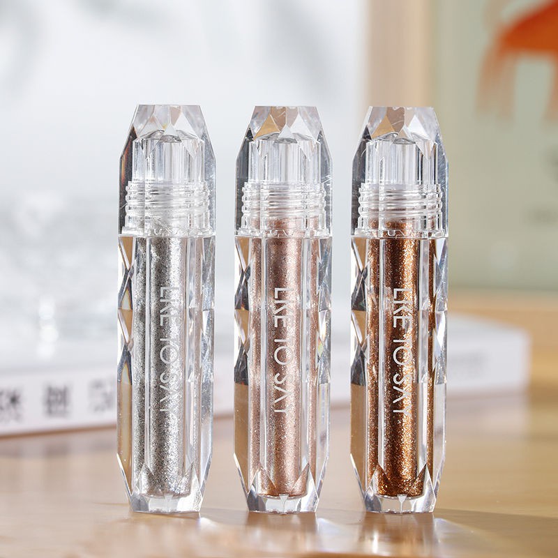 Bảng Phấn Mắt Bóng Lưu vực 【Buy One get free] Net celebrity with the same type of pearlescent liquid eye shadow student pen glitter lying silkworm high gloss waterproof [pre-sale: sent out on May 15]