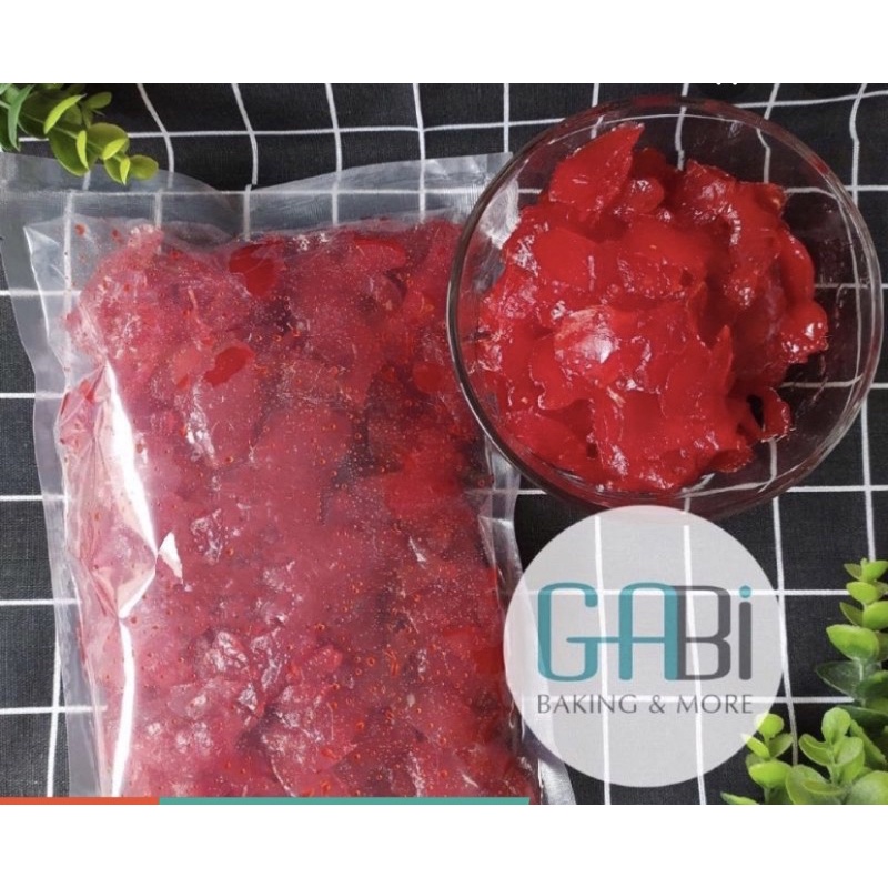 Mứt gừng đỏ 1kg _ Nguyên liệu làm bánh trung thu