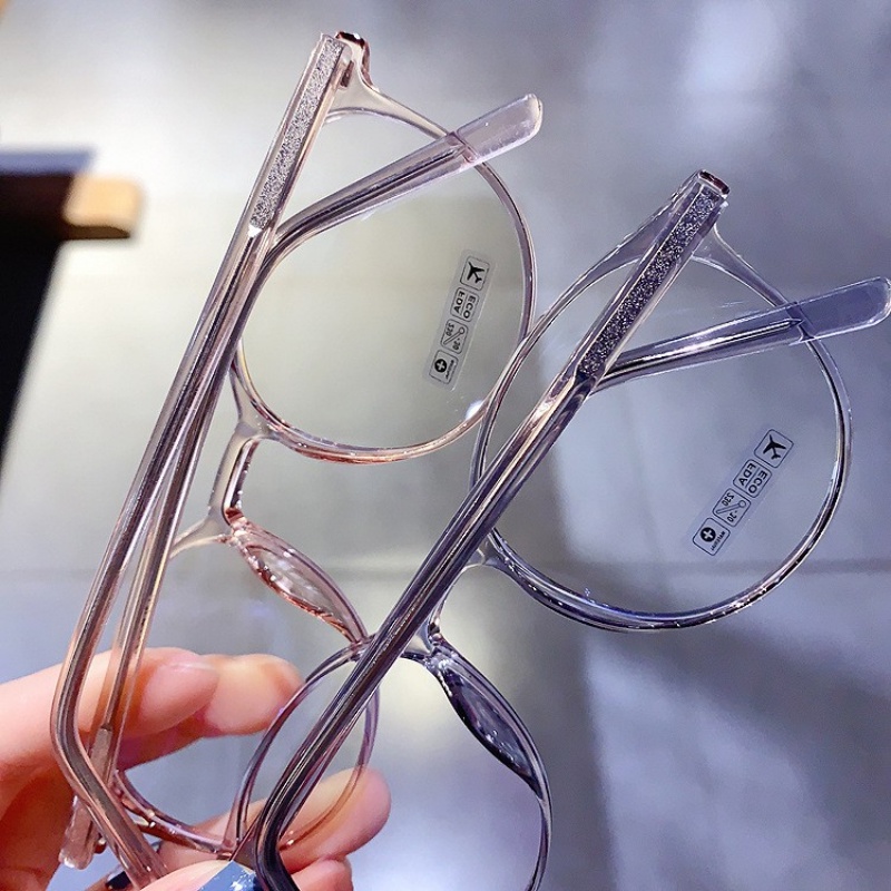 Mắt Kính Nửa Gọng Kim Loại Chống Bức Xạ / Ánh Sáng Xanh Dương Thay Thế Cho Máy Tính