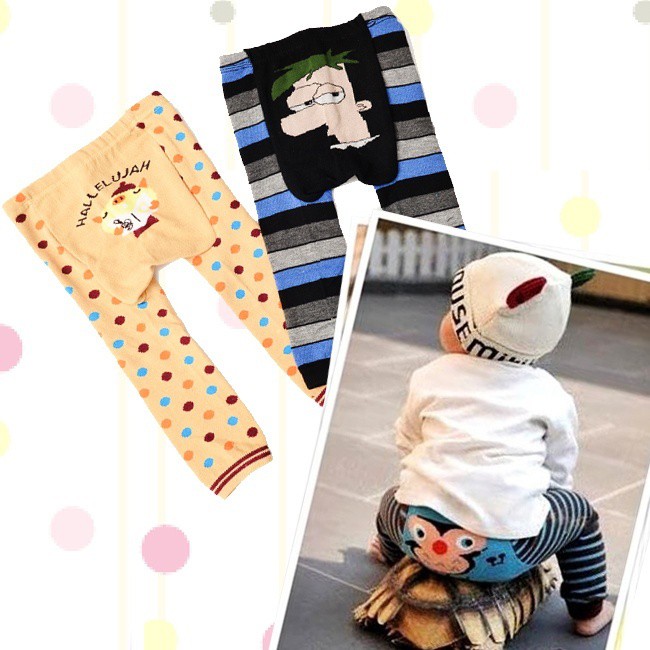 Combo 3 Quần Mông Thú Cho Bé Trai 1-2 Tuổi