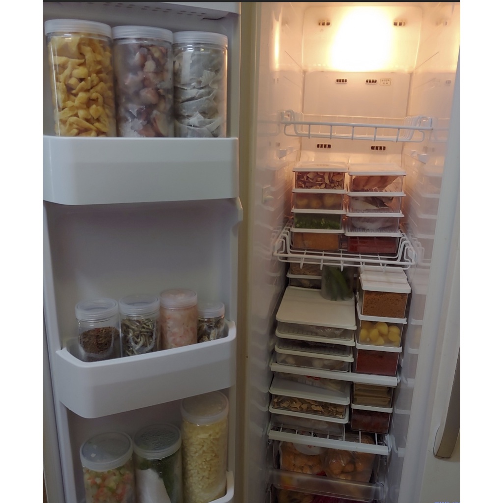 Bộ bảo quản thực phẩm tủ đông tủ khô bằng nhựa cao cấp Hàn Quốc 15 hộp [Hàng nội địa Hàn Quốc]