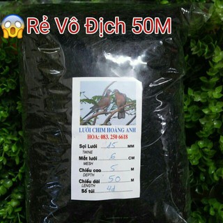 Lưới bẫy chim cu gáy 50m - 60m cao 5m