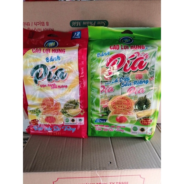 Bánh Pía Đậu xanh sầu riêng nhân trứng muối