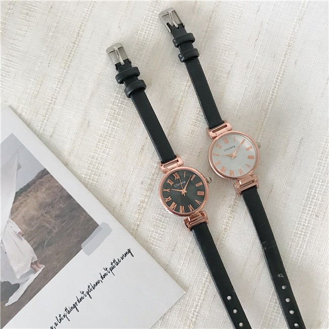 Đồng hồ thời trang nữ Ulzzang U014 dây da mềm êm tay, phong cách Hàn Quốc,số giờ la mã tuyệt đẹp | BigBuy360 - bigbuy360.vn