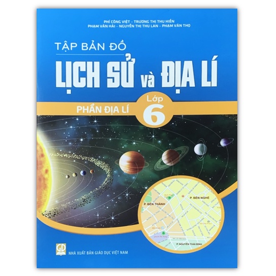 Sách - Tập bản đồ Lịch sử và Địa lí lớp 6 - Phần Địa lí