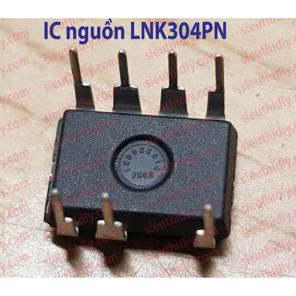IC nguồn LNK304PN-DIP7 chính hãng, trong máy giặt, mạch quạt Mitsubishi