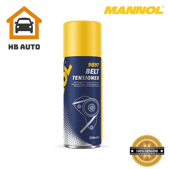 Chai Chống Trượt Dây Cuaroa MANNOL 9897 Belt Tensioner 200ML Belt Tensioner Conditioner &amp; Cleaner