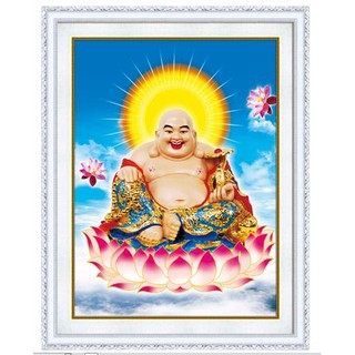 tranh thêu 3d phật di lạc 53433