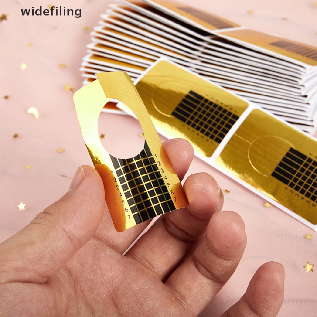 Set 100 miếng dán hỗ trợ nối dài móng tay tiện dụng<br>