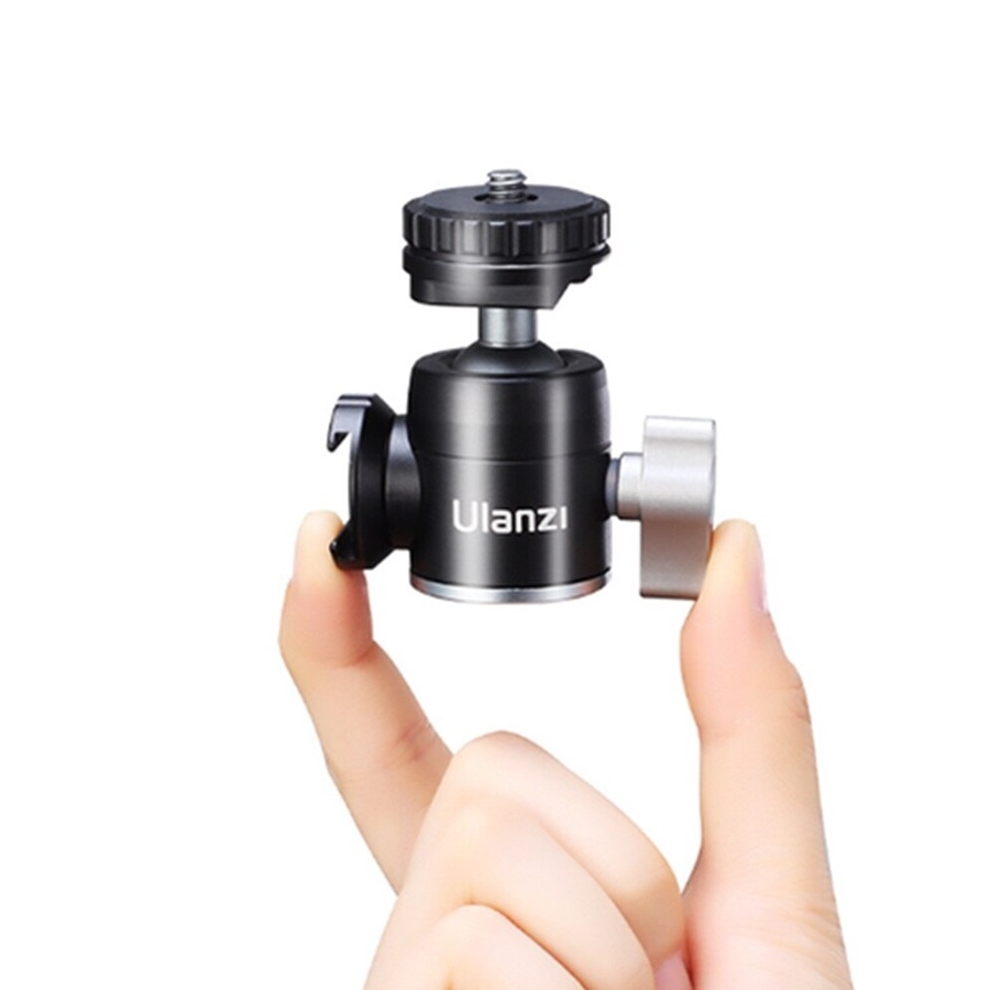 Ulanzi U-60 - Ballhead Kim Loại Xoay 360° Dành Cho Tripod Và Máy Ảnh | Hàng Chính Hãng