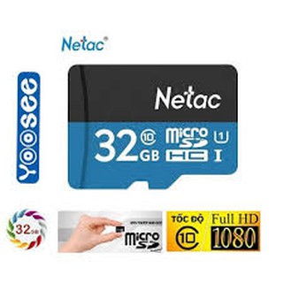 Thẻ nhớ Micro SDHC NETAC 32GB/ 64GB - Bảo Hành Chính Hãng TOTEM/VINAGO 5 Năm- Cam Kết Đúng Chính Hãng