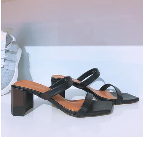 Giày cao gót SkV starkela - TONGKHOSI1945 "Gót Cao 5cm, Gót Vuông''