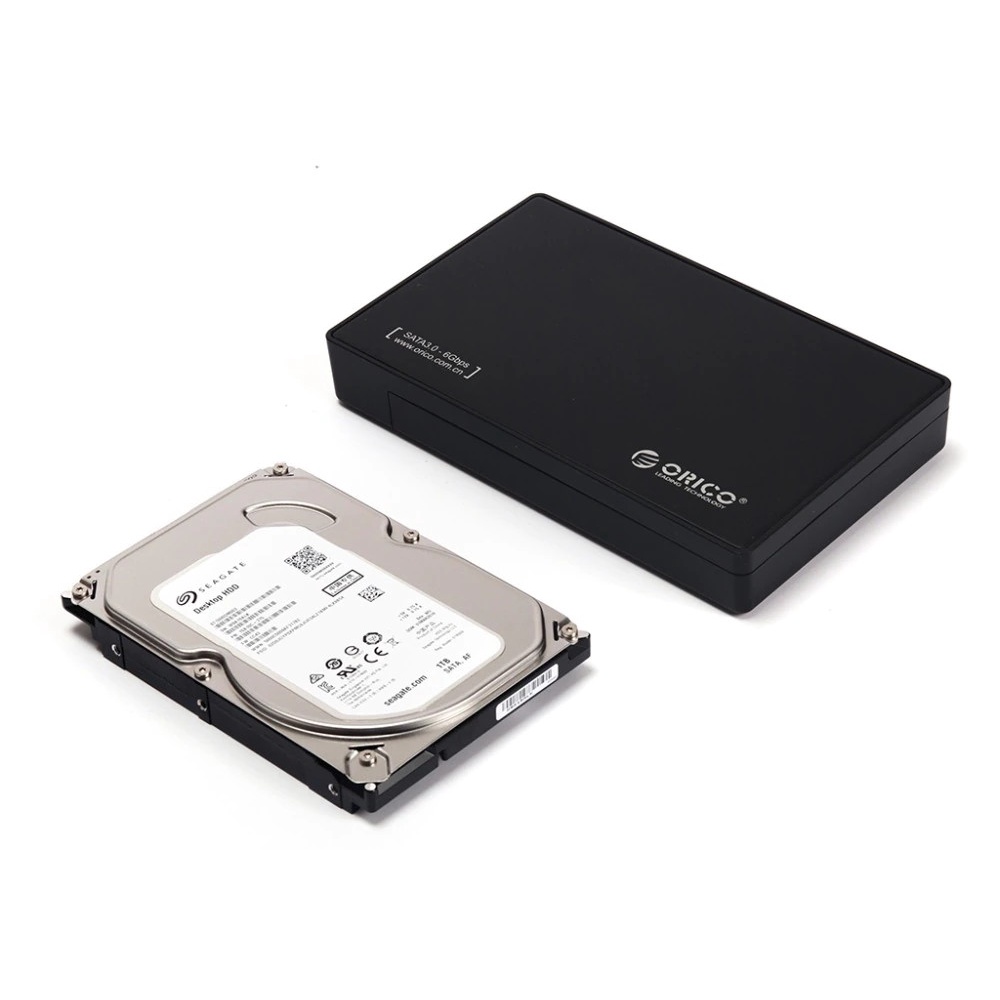 ORICO 3588US3 Hộp Đựng Ổ Cứng gắn ngoài HDD Box 3.5 Inch SATA3 USB 3.0 Dùng cho HDD SSD 3.5&quot;/2.5&quot;