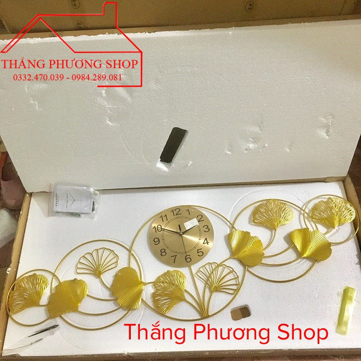 [Mẫu Mới] Đồng Hồ Treo Tường Trang Trí Chim Công Ngày Xuân TP-014 ( Hàng Chính Hãng )