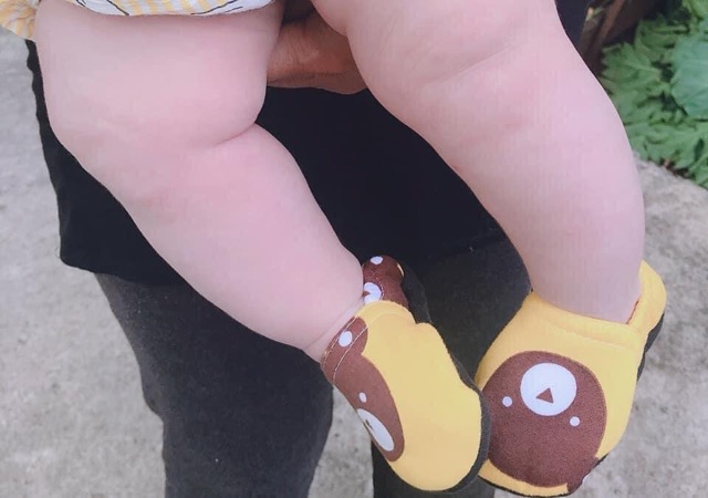 Giày tập đi em bé bằng vải CHỐNG TRƠN TRƯỢT, mẫu xinh màu yêu - đồ cho bé - thời trang trẻ em