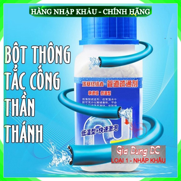 [Hàng Loại 1] Bột thông tắc cống bồn cầu thần thánh, siêu gói thuốc cho đường ống