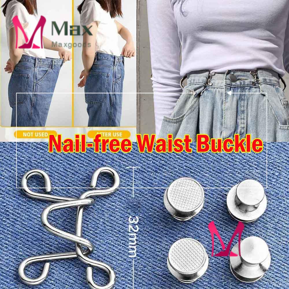 Khóa Cài Thắt Lưng Quần Jean Không Cần Đóng Nút Có Thể Tháo Rời 27 / 32MM Thời Trang Cho Nam Và Nữ