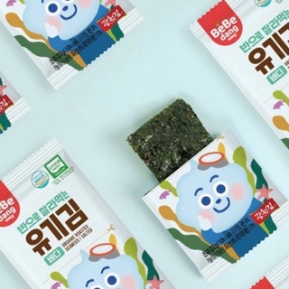 [Date 8/2025] Rong biển tách muối hữu cơ Bebedang Hàn Quốc cho bé 7m+: ăn trực tiếp, cuộn cơm, xé nhỏ trộn cơm cháo