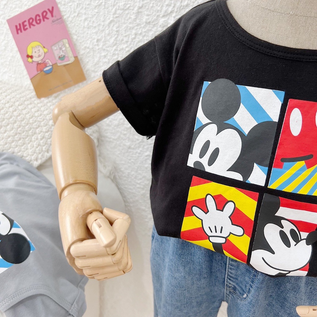 Áo thun cộc tay mickey bé trai 2 3 4 5 6 tuổi MINTSCLOSET Mint's Closet - AR8405