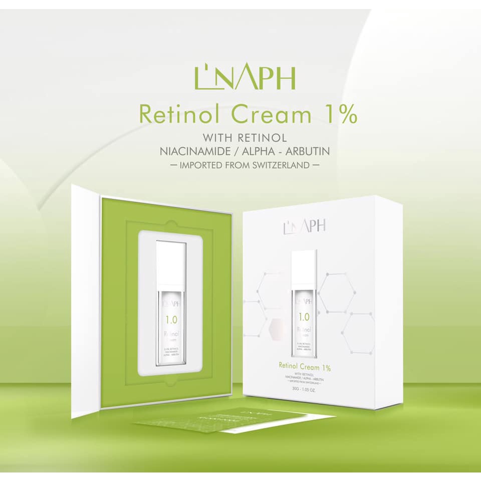 Retinol Cream 1% L'NAPH dưỡng trắng da, mờ nám, mờ