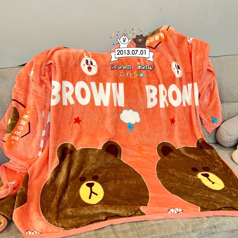 Chăn mền nhung tuyết gấu Brown siêu cưng ( ko kèm bao gối)
