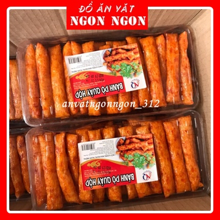 Bánh Bò xiên Vừng, Bánh Bò Quẩy Bò Vừng Miếng Loại Hộp Đặc Biệt Đồ Ăn Vặt