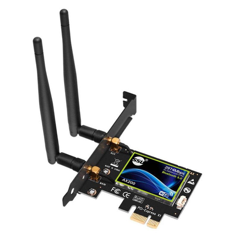 Thẻ WiFi băng tần kép cho Intel 2.4G/5Ghz 802.11Ac/Ax Window10 | BigBuy360 - bigbuy360.vn