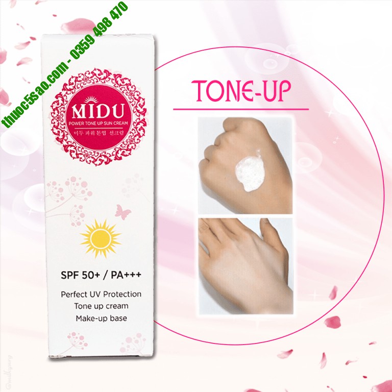 [GIÁ GỐC] Midu SPF 50 PA +++ chống nắng cho da tuýp 50g