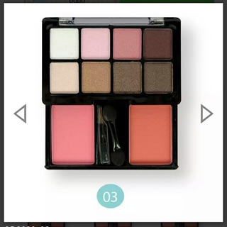 Set phấn mắt + má Odbo nhỏ kèm cọ #3