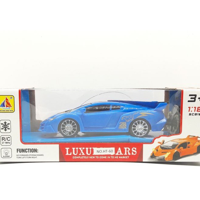 Xe điều khiển có đèn trước - HT- 56 màu đỏ màu cam